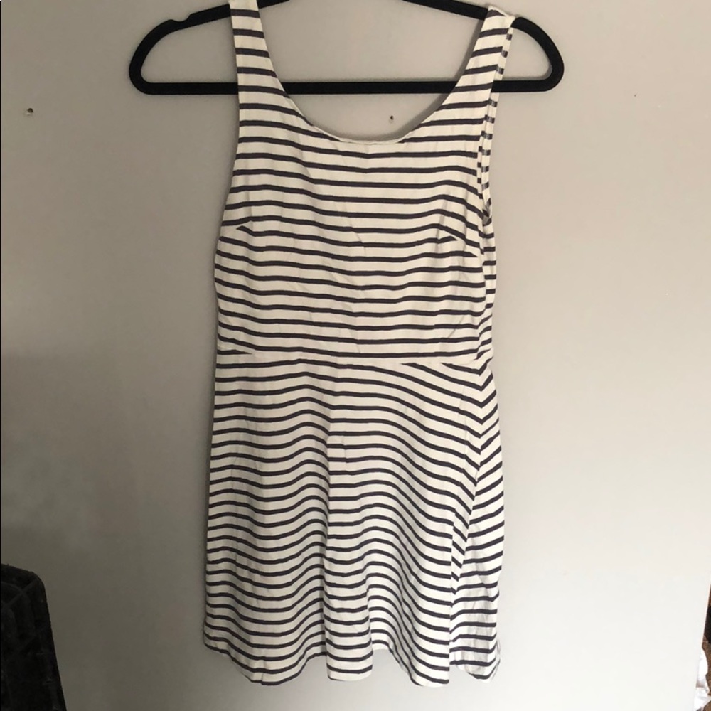 Striped cotton American Eagle dress! Size medium